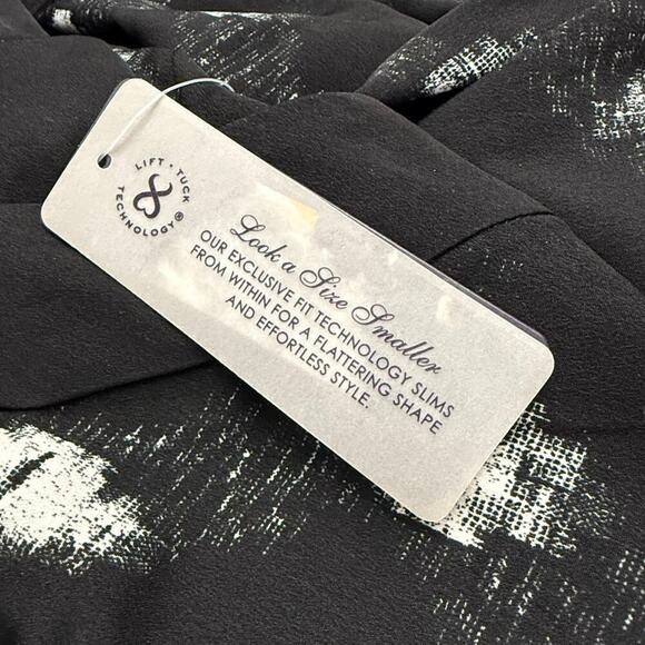 NYDJ Jumpsuit Womens Size 6 Milly Printed Black Woodblock Batik Romper New - Picture 3 of 13